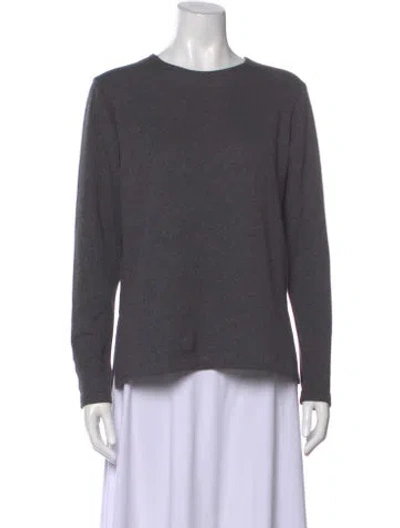 Pre-owned Arc'teryx Crew Neck Long Sleeve T-shirt In Gray