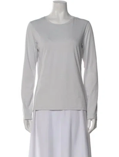 Pre-owned Arc'teryx Crew Neck Long Sleeve T-shirt In Gray