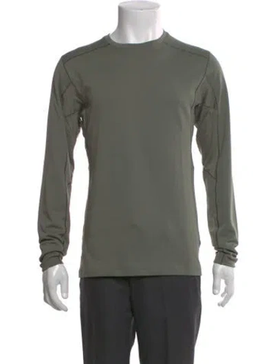 Pre-owned Arc'teryx Crew Neck Long Sleeve T-shirt In Green