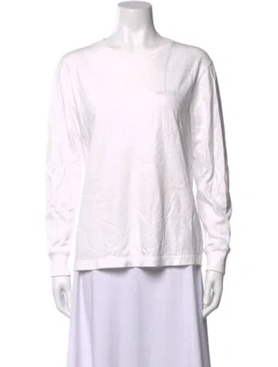 Pre-owned Arc'teryx Crew Neck Long Sleeve T-shirt In Neutrals