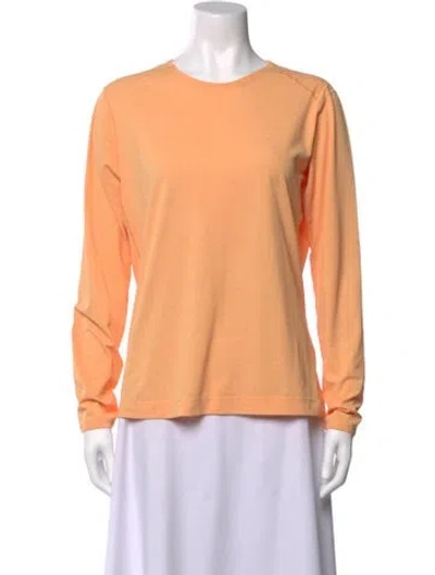 Pre-owned Arc'teryx Crew Neck Long Sleeve T-shirt In Orange