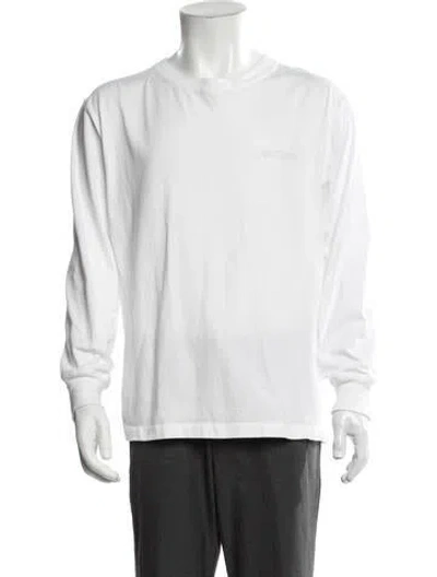 Pre-owned Arc'teryx Crew Neck Long Sleeve T-shirt In White