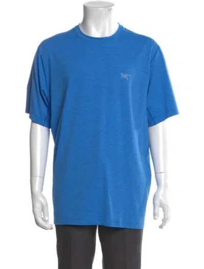 Pre-owned Arc'teryx Crew Neck Short Sleeve T-shirt In Blue