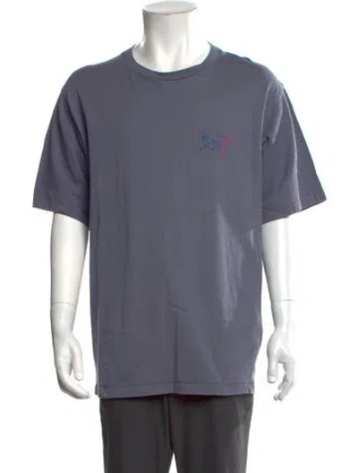 Pre-owned Arc'teryx Crew Neck Short Sleeve T-shirt In Blue