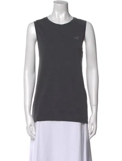 Pre-owned Arc'teryx Crew Neck Sleeveless Top In Gray