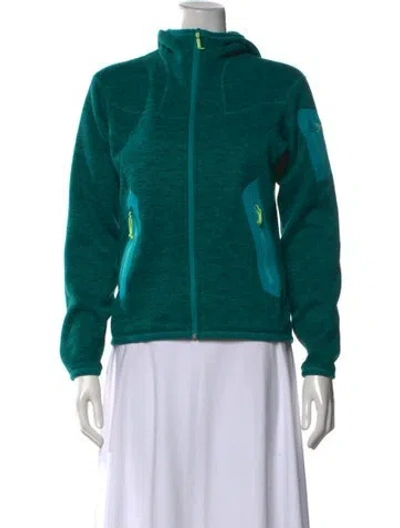 Pre-owned Arc'teryx Crew Neck Sweater In Green