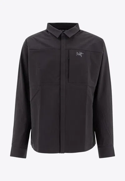 Arc'teryx Cronin Button-up Overshirt In Black