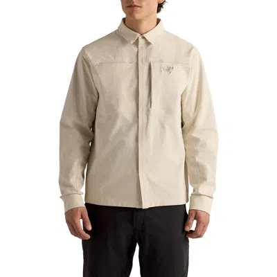 Arc'teryx Cronin Cotton Overshirt In Neutral