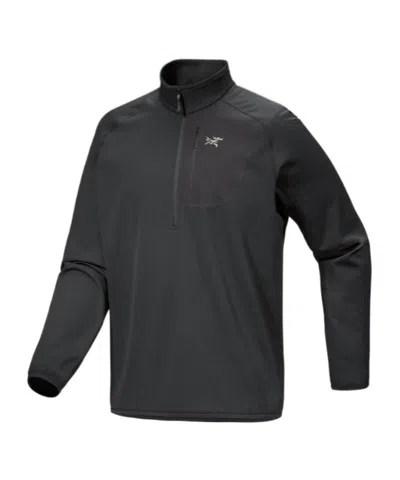 Arc'teryx Delta 1/2 Zipper Collar Sweatshirt In Black