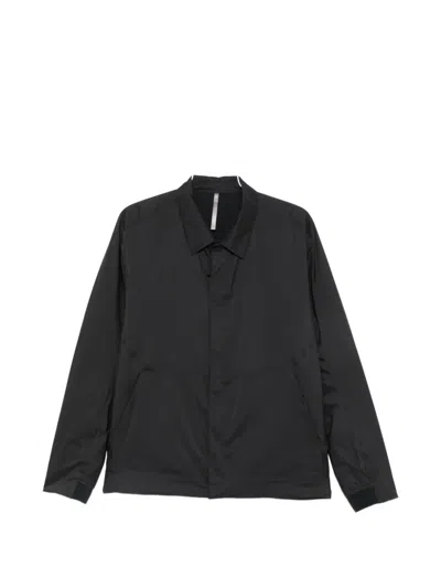 Arc'teryx Demlo Insulated Spread-collar Jacket In Black