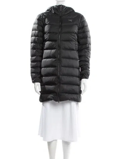 Pre-owned Arc'teryx Down Coat In Black