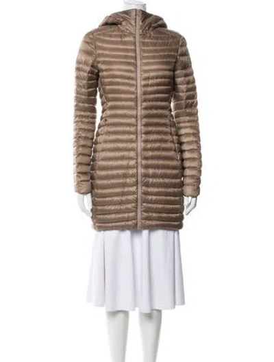 Pre-owned Arc'teryx Down Coat In Brown