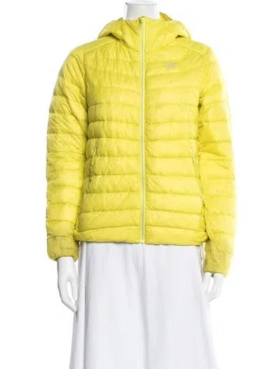 Pre-owned Arc'teryx Down Jacket In Yellow