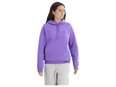 Arc'teryx Emblem Fleece Hoodie In Purple