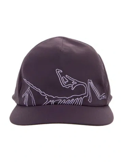 Pre-owned Arc'teryx Embroidered Snapback Hat In Purple