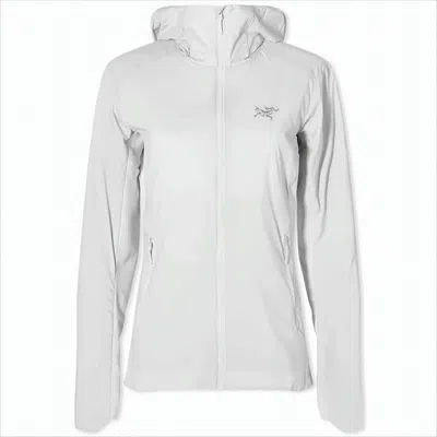 Arc'teryx Fitted Lightweight Jacket With High Collar In White