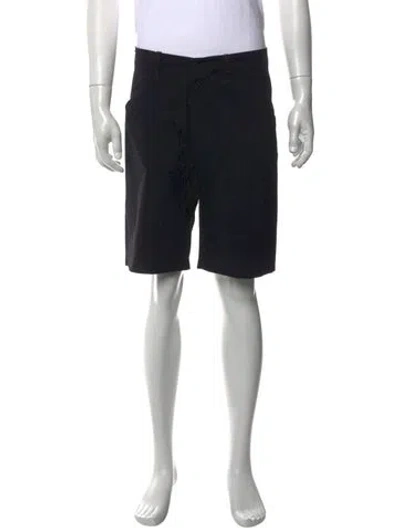 Pre-owned Arc'teryx Flat Front Shorts In Black