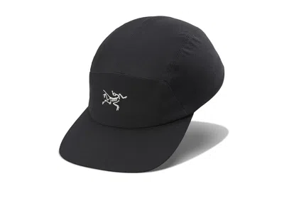 Arc'teryx Gamma 5 Panel Cap Traditional Hats Black/arctic Silk: Sm/md