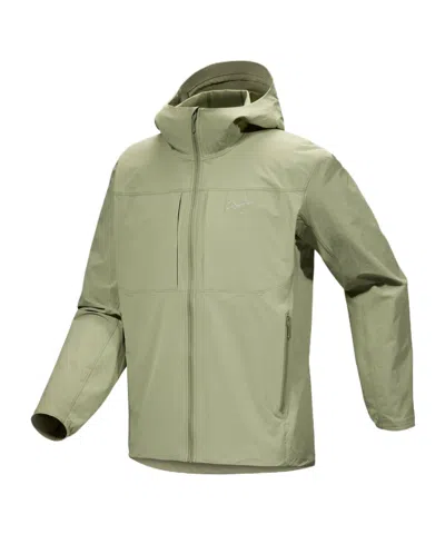 Arc'teryx Gamma Hooded Casual Jacket In Green Algae Color