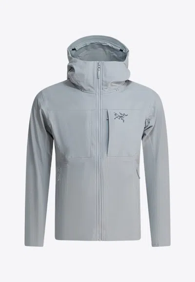 Arc'teryx Gamma Mx Technical Hooded Jacket In Blue