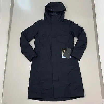 Pre-owned Arc'teryx Goose Down Gore-tex Long Patera Parka Coat Women's Sz M Black 29652