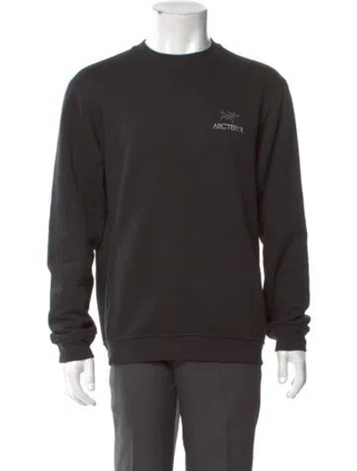 Pre-owned Arc'teryx Graphic Print Crew Neck Sweatshirt In Gray