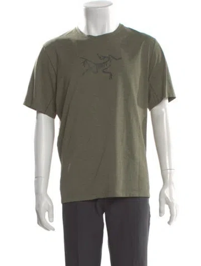 Pre-owned Arc'teryx Graphic Print Crew Neck T-shirt In Green