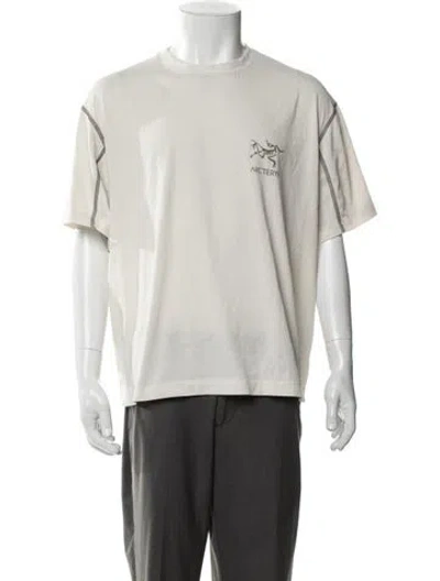 Pre-owned Arc'teryx Graphic Print Crew Neck T-shirt In Neutral