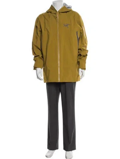 Pre-owned Arc'teryx Graphic Print Parka In Brown