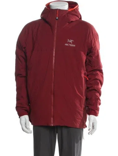 Pre-owned Arc'teryx Graphic Print Parka In Red