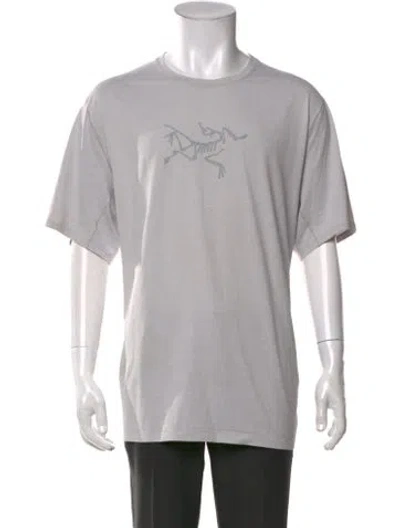 Pre-owned Arc'teryx Graphic Print Short Sleeve Shirt In Grey