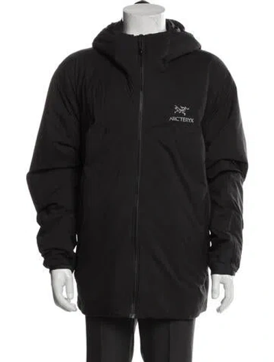 Pre-owned Arc'teryx Graphic Print Windbreaker In Black