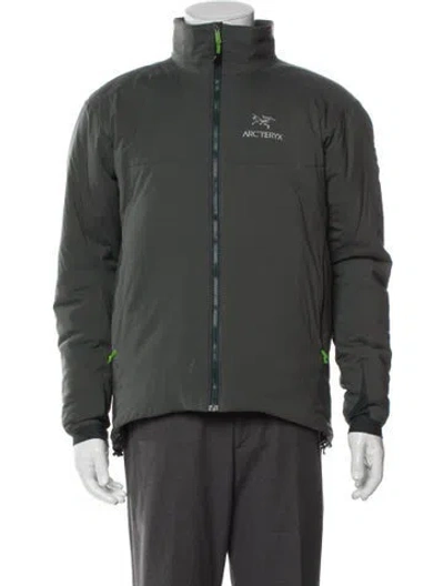 Pre-owned Arc'teryx Graphic Print Windbreaker In Gray