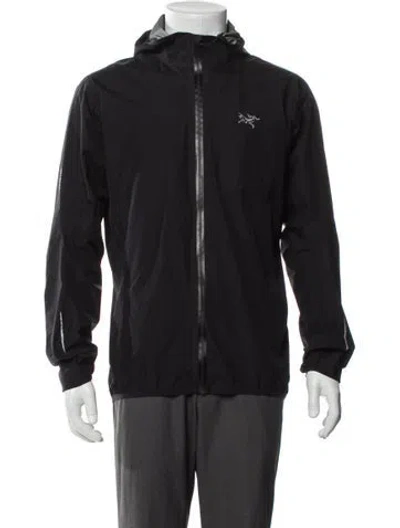 Pre-owned Arc'teryx Graphic Print Windbreaker In Gray