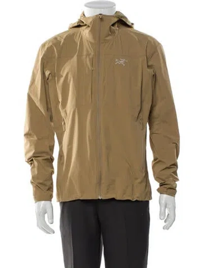 Pre-owned Arc'teryx Graphic Print Windbreaker In Neutral