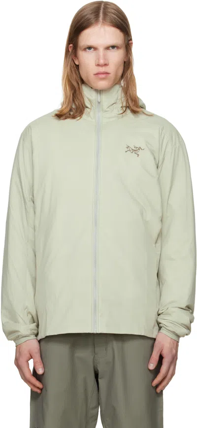Arc'teryx Green Atom Hoody Jacket In Brown