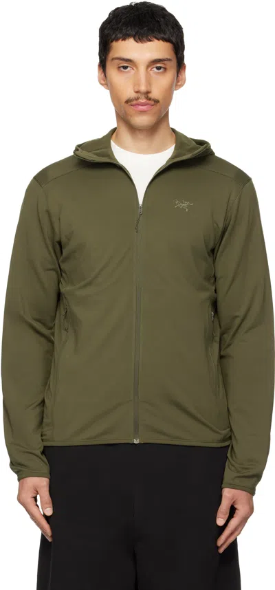 Arc'teryx Green Kyanite Lightweight Hoodie