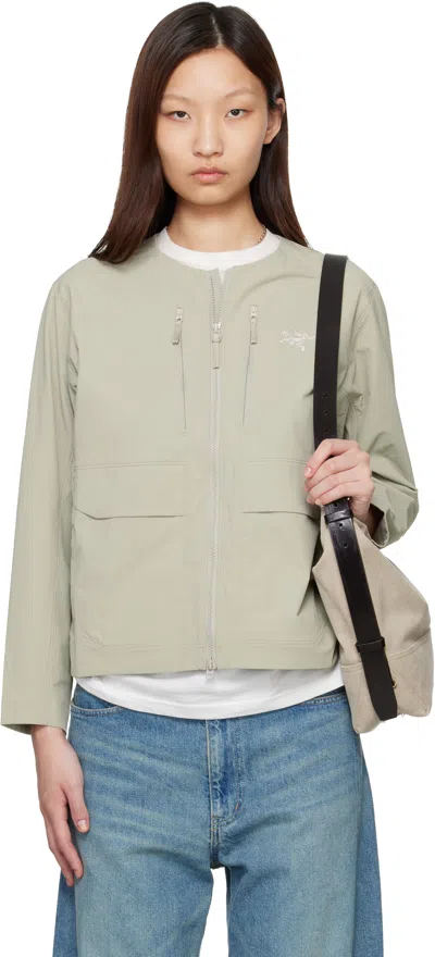 Arc'teryx Green Sonii Hike Utility Jacket In Brown