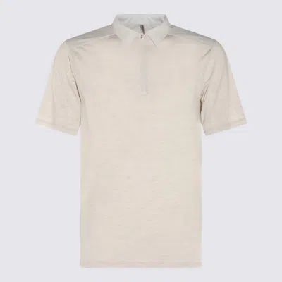 ARC'TERYX GREY WOOL FRAME SS POLO SHIRT