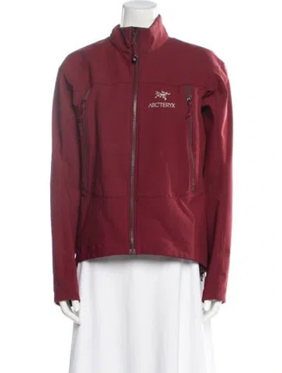 Pre-owned Arc'teryx Jacket In Burgundy