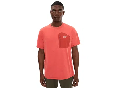 Arc'teryx Konseal Pocket Short Sleeve Shirt In Red