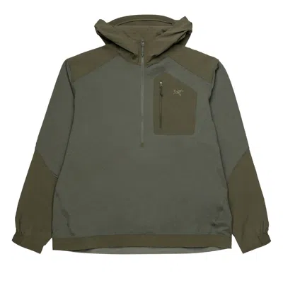 Pre-owned Arc'teryx Konseal Sl Pullover Hoodie 'forage Tatsu' | Green | Men's Size L