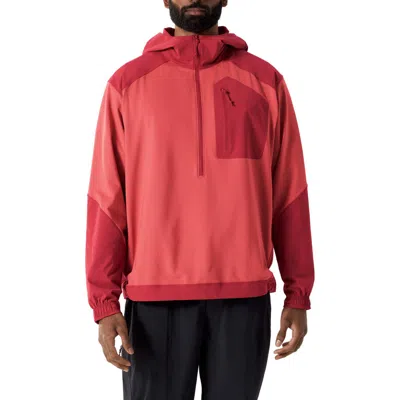 Arc'teryx Konseal Sl Quarter Zip Hoodie In Red