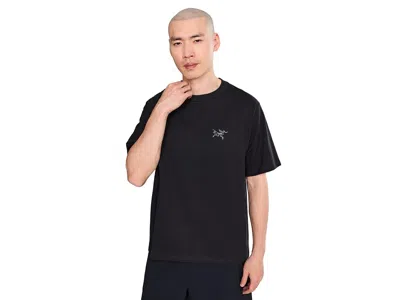 Arc'teryx Kragg Cotton Emblem Crew Short Sleeve Men's T Shirt Black: Md