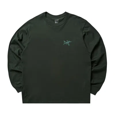 Pre-owned Arc'teryx Kragg Cotton Long Sleeve T-shirt 'dark Jade' | Green | Men's Size S