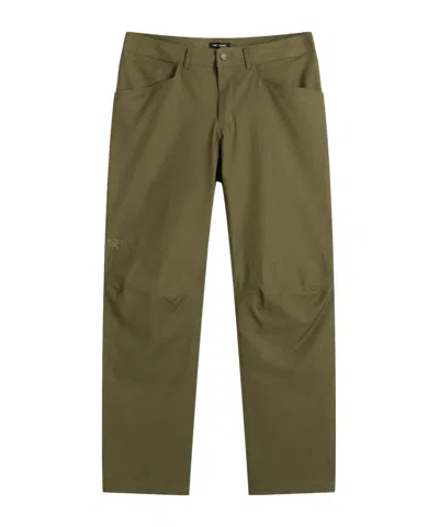 Arc'teryx Kragg Cotton Trousers In Green