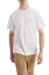 Arc'teryx Kragg Logo Cotton Graphic T-shirt In White