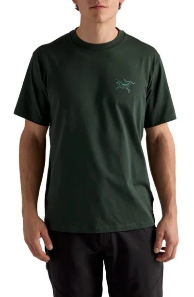 Arc'teryx Kragg Logo Cotton Graphic T-shirt In Green