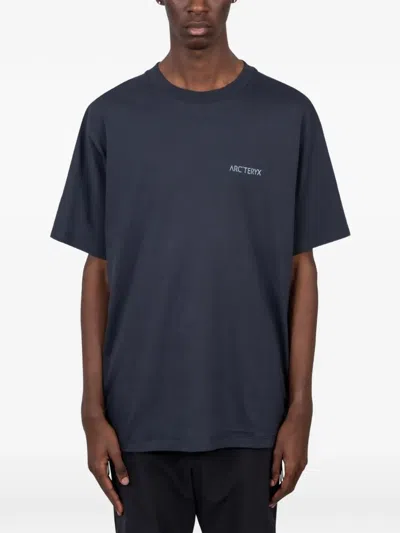 Arc'teryx Kragg Logo-print T-shirt In Blue