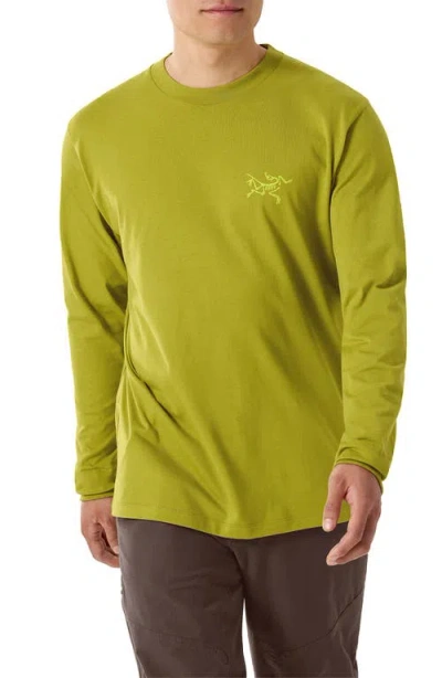 Arc'teryx Kragg Long Sleeve Cotton Graphic T-shirt In Green